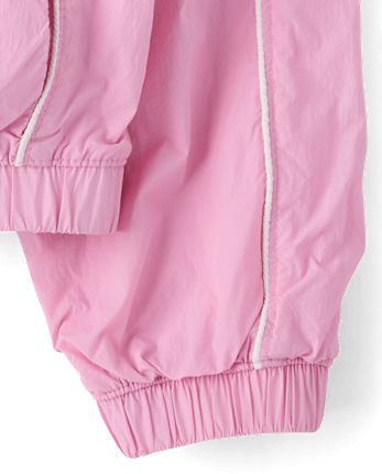 Veste coupe-vent contrastée pour filles