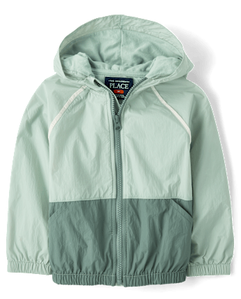 Toddler Boys Colorblock Windbreaker Jacket