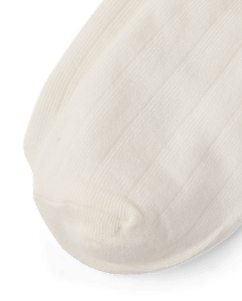 Lot de 2 paires de chaussettes mi-longues à fleurs 3D pour filles