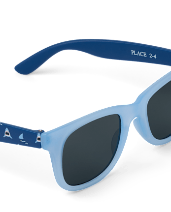 Toddler Boys Shark 2-Piece Sunglasses Set