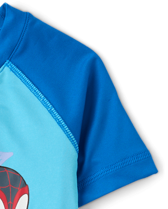 Toddler Boys Spidey™ Rashguard Swimsuit