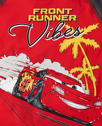 Toddler Boys Lightning McQueen™ Rashguard Swimsuit