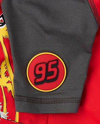 Toddler Boys Lightning McQueen™ Rashguard Swimsuit
