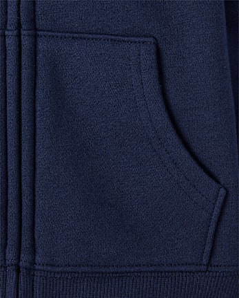 Girls Premium Fleece Zip Up Hoodie