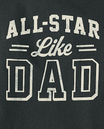 Baby And Toddler Boys All Star Like Dad Graphic Tee