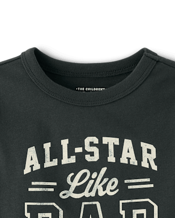 Baby And Toddler Boys All Star Like Dad Graphic Tee