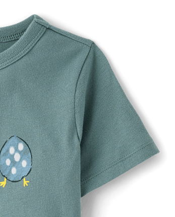 Baby And Toddler Boys Dino Egg Graphic Tee