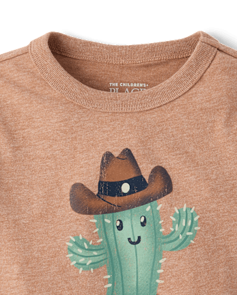 Baby And Toddler Boys Cactus Cowboy Graphic Tee