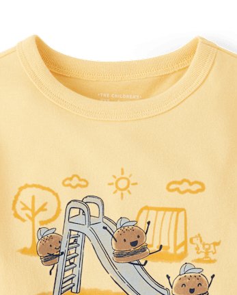 Baby And Toddler Boys Slider Graphic Tee