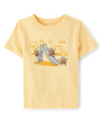 Baby And Toddler Boys Slider Graphic Tee