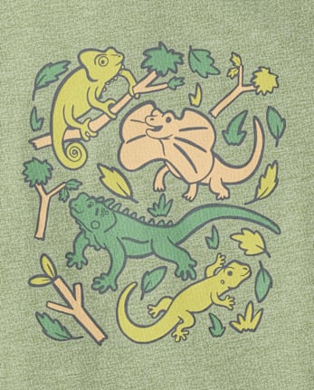 Baby And Toddler Boys Lizard Graphic Tee