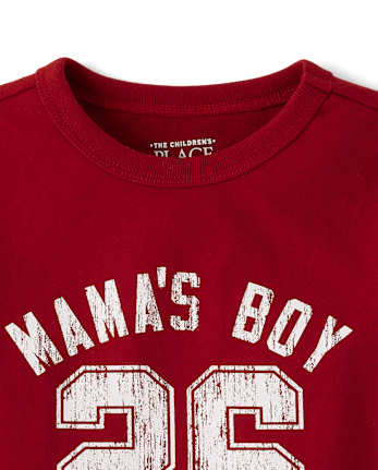 Baby And Toddler Boys Mama's Boy 26 Graphic Tee