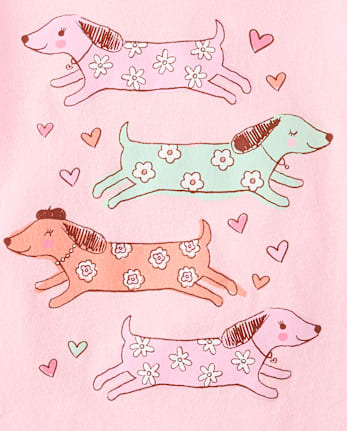 Baby And Toddler Girls Bow Graphic Tee 5-Pack