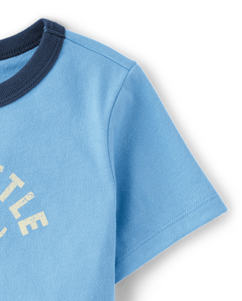 T-shirt graphique à motifs pour bébés et petits garçons « Meilleur petit frère »