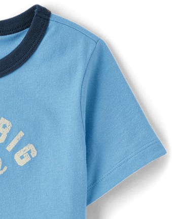 T-shirt graphique à motifs pour bébés et petits garçons « Meilleur grand frère »