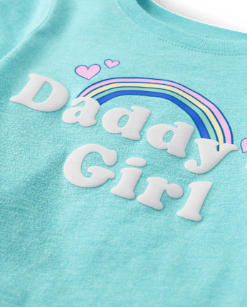 Baby And Toddler Girls Daddy's Girl Graphic Tee
