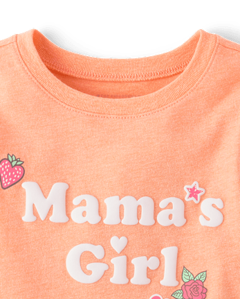 Baby And Toddler Girls Mama's Girl Graphic Tee