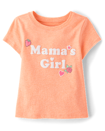 Baby And Toddler Girls Mama's Girl Graphic Tee