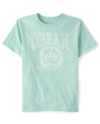 Girls Marled Dream Oversized Graphic Tee
