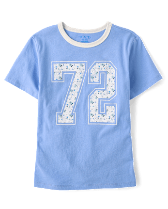 Girls Floral 72 Relaxed Graphic Tee