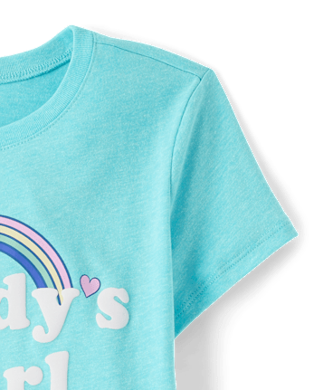 T-shirt graphique « Fille à papa » pour filles