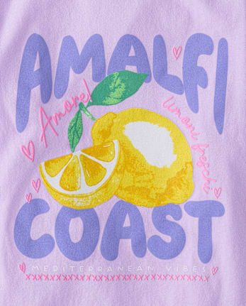 Girls Amalfi Coast Graphic Tee