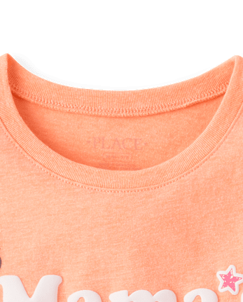 T-shirt graphique « Fille à sa maman » pour filles