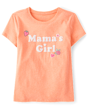 Girls Mama's Girl Graphic Tee
