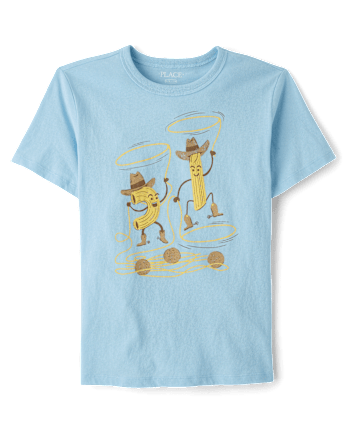 Boys Pasta Cowboys Graphic Tee