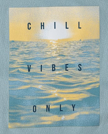 Boys Chill Vibes Only Graphic Tee