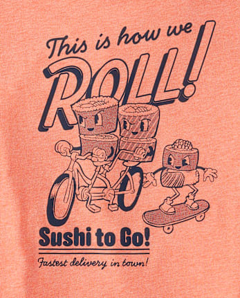 Boys Sushi Roll Graphic Tee