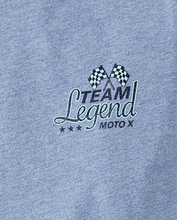 Boys Super Cycle Legend Front And Back Graphic Tee