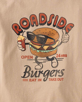 Boys Roadside Burgers Graphic Tee