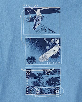 Boys Skateboard Graphic Tee