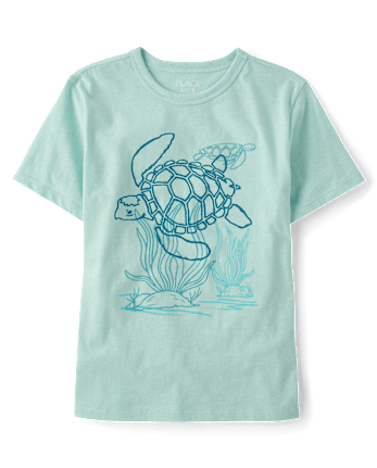 Boys Turtle Graphic Tee
