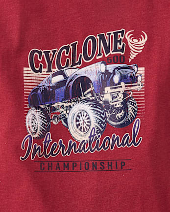 Boys Cyclone Truck Graphic Tee