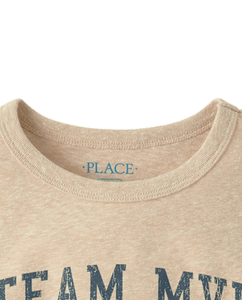 T-shirt graphique chiné pour garçon, membre de l'équipe MVP