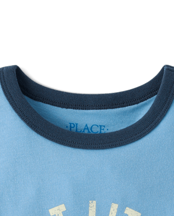 T-shirt graphique à col rond pour garçon « Meilleur petit frère »