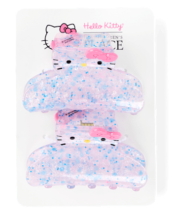 Girls Hello Kittyâ¢ Claw Clip 2-Pack