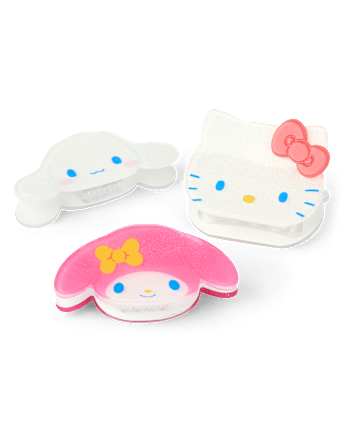 Girls Hello KittyÂ® And Friends Claw Clip 3-Pack
