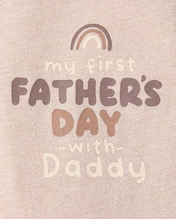 Baby First Father's Day Graphic Bodysuit