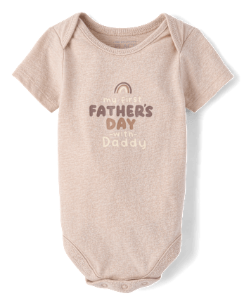 Baby First Father's Day Graphic Bodysuit