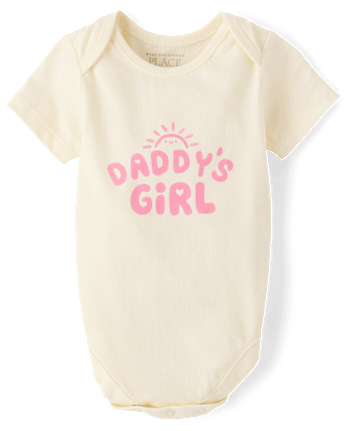 Baby Girls Daddy's Girl Graphic Bodysuit