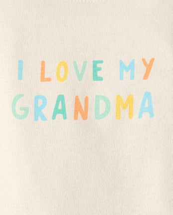 Baby Love Grandma Graphic Bodysuit
