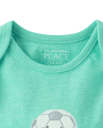 Baby Soccer Ball Graphic Bodysuit