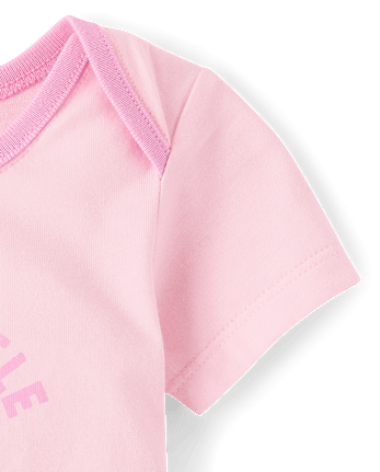 Baby Girls Best Little Sis Graphic Bodysuit