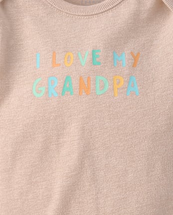 Baby Love Grandpa Graphic Bodysuit