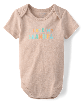 Baby Love Grandpa Graphic Bodysuit