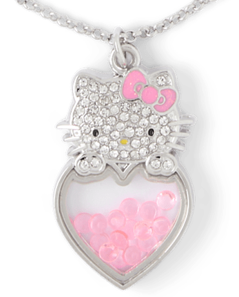 Girls Hello Kitty® Shakey Pave Necklace