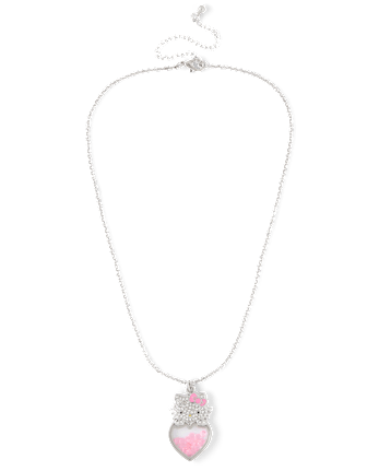 Girls Hello KittyÂ® Shakey Pave Necklace